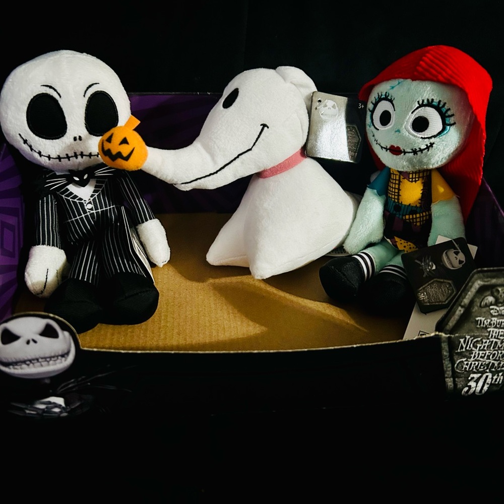 Nightmare Before Christmas Plush Trio